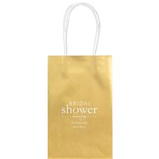 Bridal Shower Honoring Medium Twisted Handled Bags