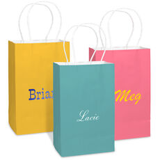 Design Your Own Big Name Medium Twisted Handled Bags