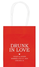 Drunk in Love Heart Mini Twisted Handled Bags