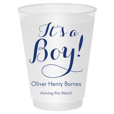 Elegant It's A Boy Shatterproof Cups