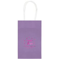 Confetti Dots Our Love Medium Twisted Handled Bags