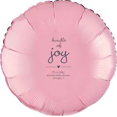 Heart Bundle of Joy Mylar Balloons