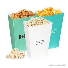Large Initials Mini Popcorn Boxes