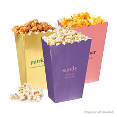 Design Your Own Big Name with Text Mini Popcorn Boxes