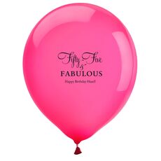 Fifty-Five & Fabulous Latex Balloons