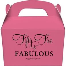 Fifty-Five & Fabulous Gable Favor Boxes
