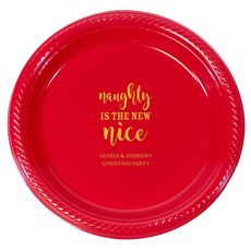 Naughty Is The New Nice Plastic Plates