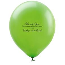 Basic Text of Your Choice Latex Balloons