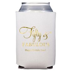 Fifty & Fabulous Collapsible Koozies