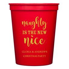 Naughty Is The New Nice Stadium Cups