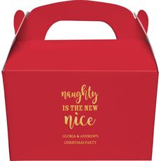 Naughty Is The New Nice Gable Favor Boxes