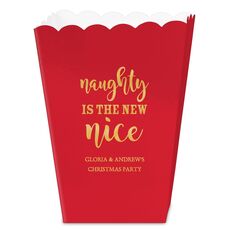 Naughty Is The New Nice Mini Popcorn Boxes
