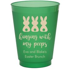Hanging With My Peeps Easter Colored Shatterproof Cups