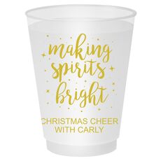 Making Spirits Bright Shatterproof Cups