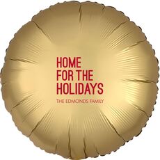 Home For The Holidays Mylar Balloons