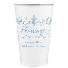 Easter Blessings Paper Coffee Cups