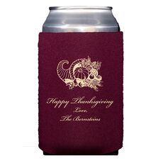 Thanksgiving Horn Collapsible Koozies