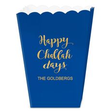 Happy Challah Days Mini Popcorn Boxes