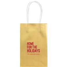 Home For The Holidays Medium Twisted Handled Bags