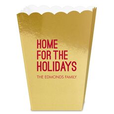 Home For The Holidays Mini Popcorn Boxes