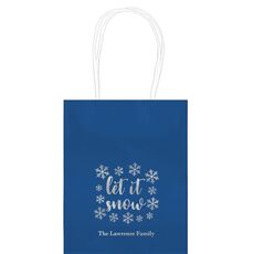 Let It Snow Mini Twisted Handled Bags