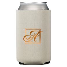 Framed Initial Collapsible Koozies