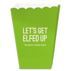 Let's Get Elfed Up Mini Popcorn Boxes