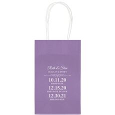 Our Love Story Medium Twisted Handled Bags