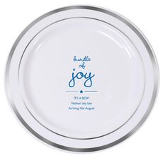 Star Bundle of Joy Premium Banded Plastic Plates