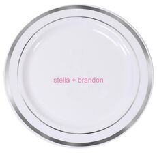 Our True Love Premium Banded Plastic Plates