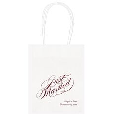 Romantic Just Married Mini Twisted Handled Bags