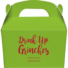 Drink Up Grinches Gable Favor Boxes