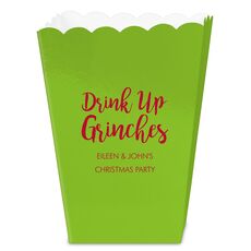 Drink Up Grinches Mini Popcorn Boxes