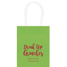 Drink Up Grinches Mini Twisted Handled Bags