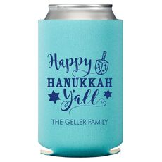 Happy Hanukkah Y'all Collapsible Huggers