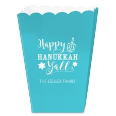 Happy Hanukkah Y'all Mini Popcorn Boxes