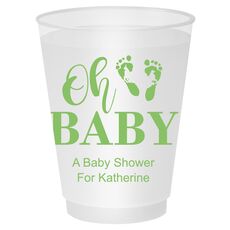 Oh Baby with Baby Feet Shatterproof Cups