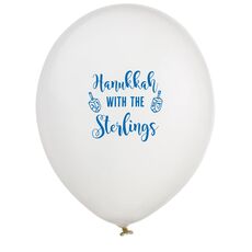 Hanukkah Dreidels Latex Balloons