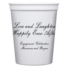 Love and Laughter Stadium Cups