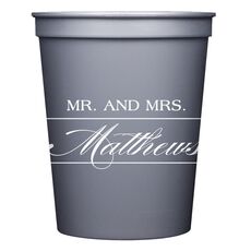 Mr. and Mrs. Stadium Cups