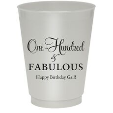 One Hundred & Fabulous Colored Shatterproof Cups