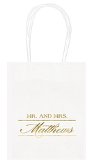 Mr. and Mrs. Mini Twisted Handled Bags