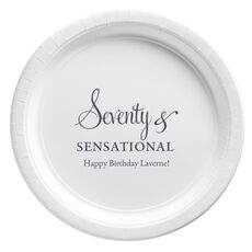 Seventy & Sensational Paper Plates