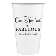 One Hundred & Fabulous Paper Coffee Cups