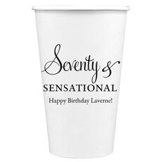 Seventy & Sensational Paper Coffee Cups