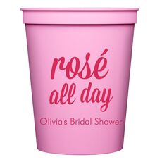 Rosé All Day Stadium Cups