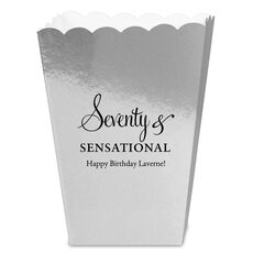 Seventy & Sensational Mini Popcorn Boxes