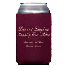 Love and Laughter Collapsible Koozies