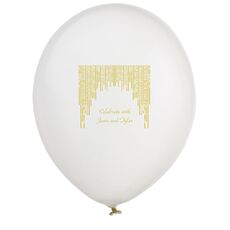 Stunning Streamers Latex Balloons