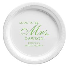 Soon to be Mrs. Paper Plates